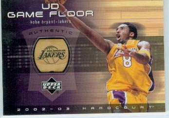2002-03 Upper Deck Hardcourt UD Game Floor #KBF Kobe Bryant