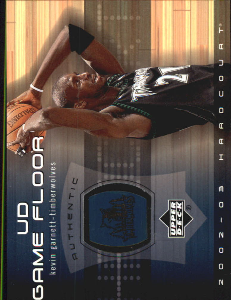 2002-03 Upper Deck Hardcourt UD Game Floor #KGF Kevin Garnett
