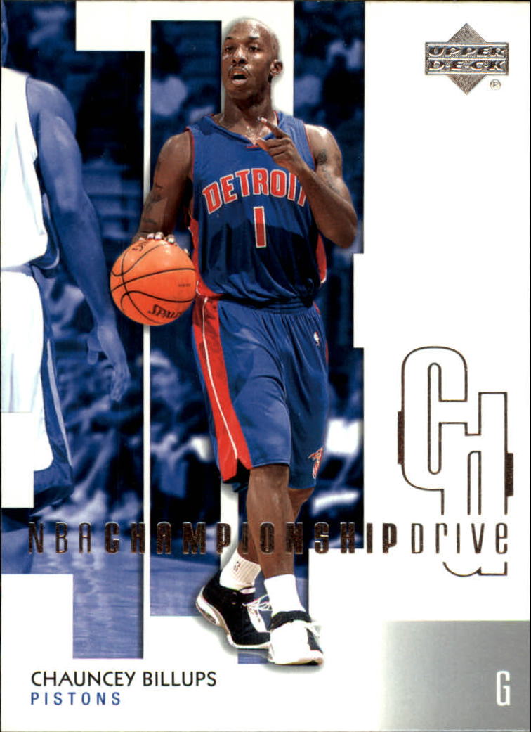 2002-03 Upper Deck Championship Drive #22 Chauncey Billups