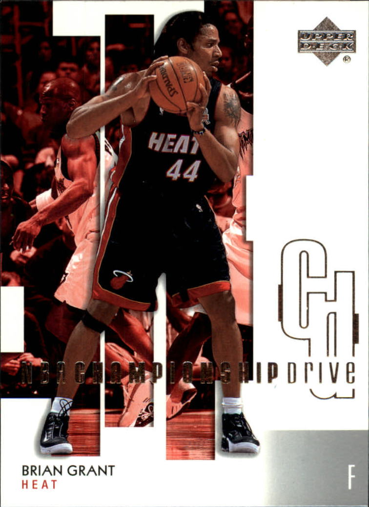 2002-03 Upper Deck Championship Drive #45 Brian Grant