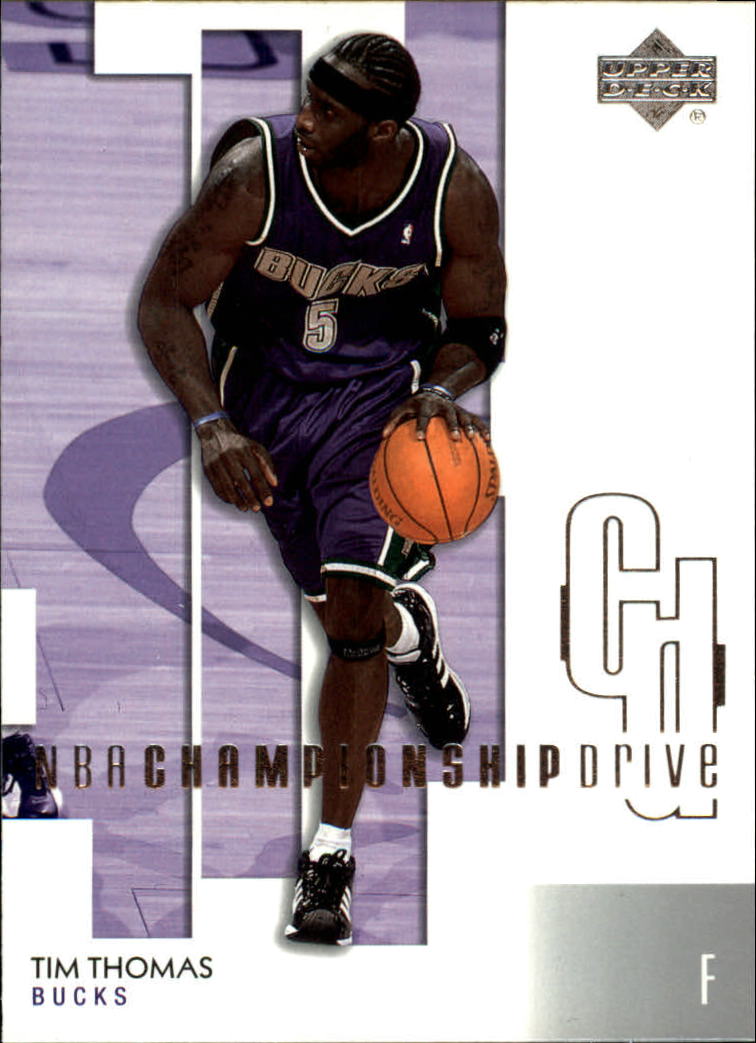 2002-03 Upper Deck Championship Drive #48 Tim Thomas