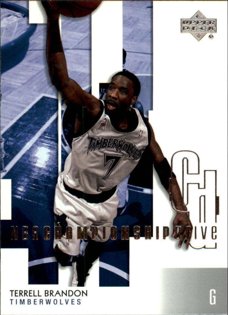 2002-03 Upper Deck Championship Drive #50 Terrell Brandon