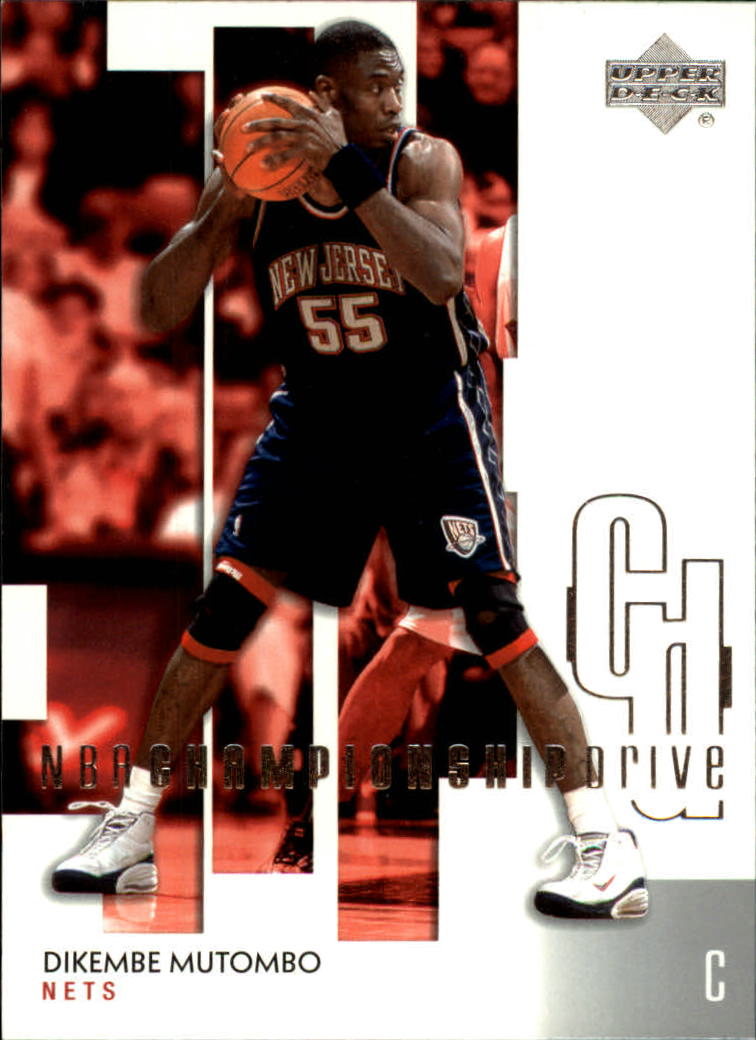 2002-03 Upper Deck Championship Drive #55 Dikembe Mutombo