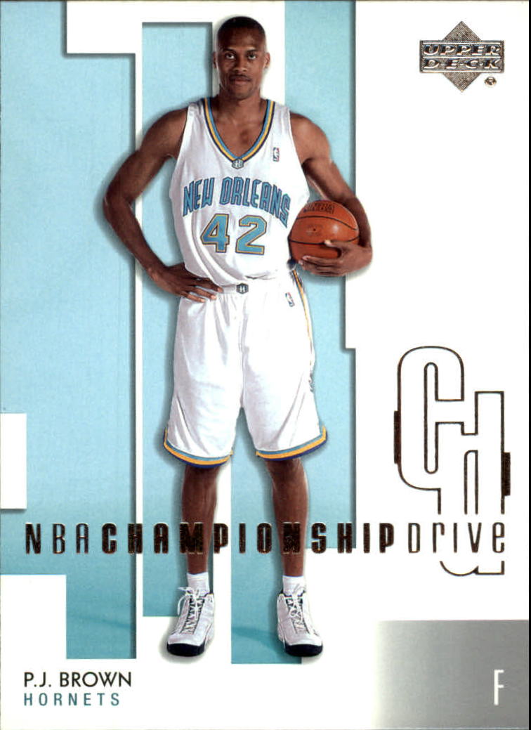 2002-03 Upper Deck Championship Drive #60 P.J. Brown