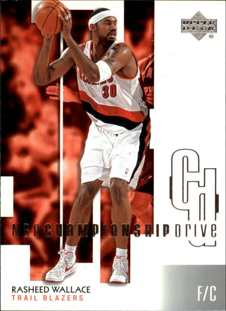 2002-03 Upper Deck Championship Drive #74 Rasheed Wallace