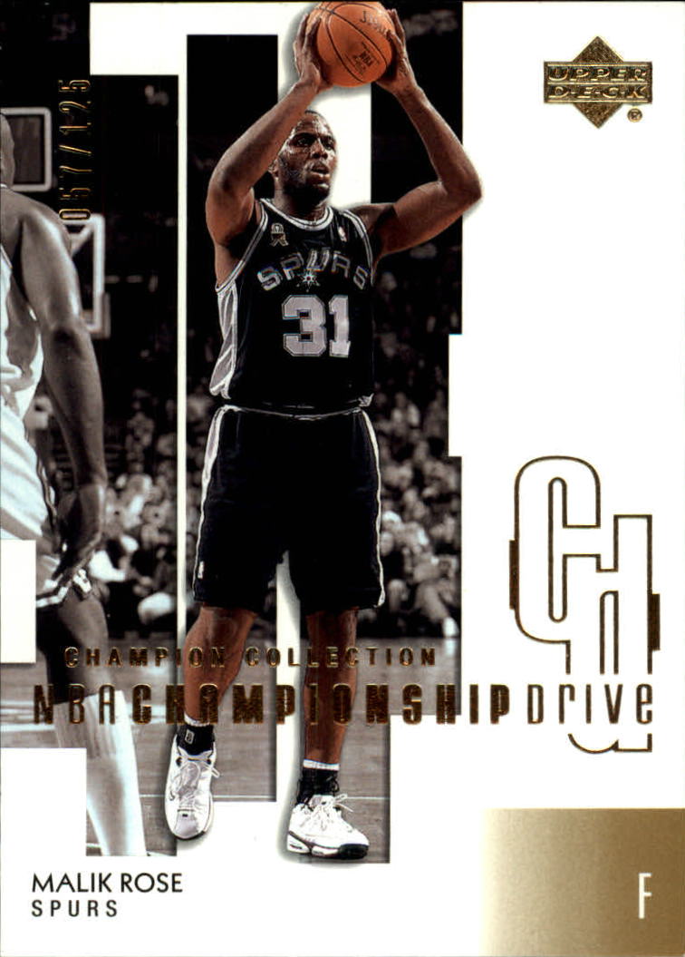 2002-03 Upper Deck Championship Drive #85 Malik Rose