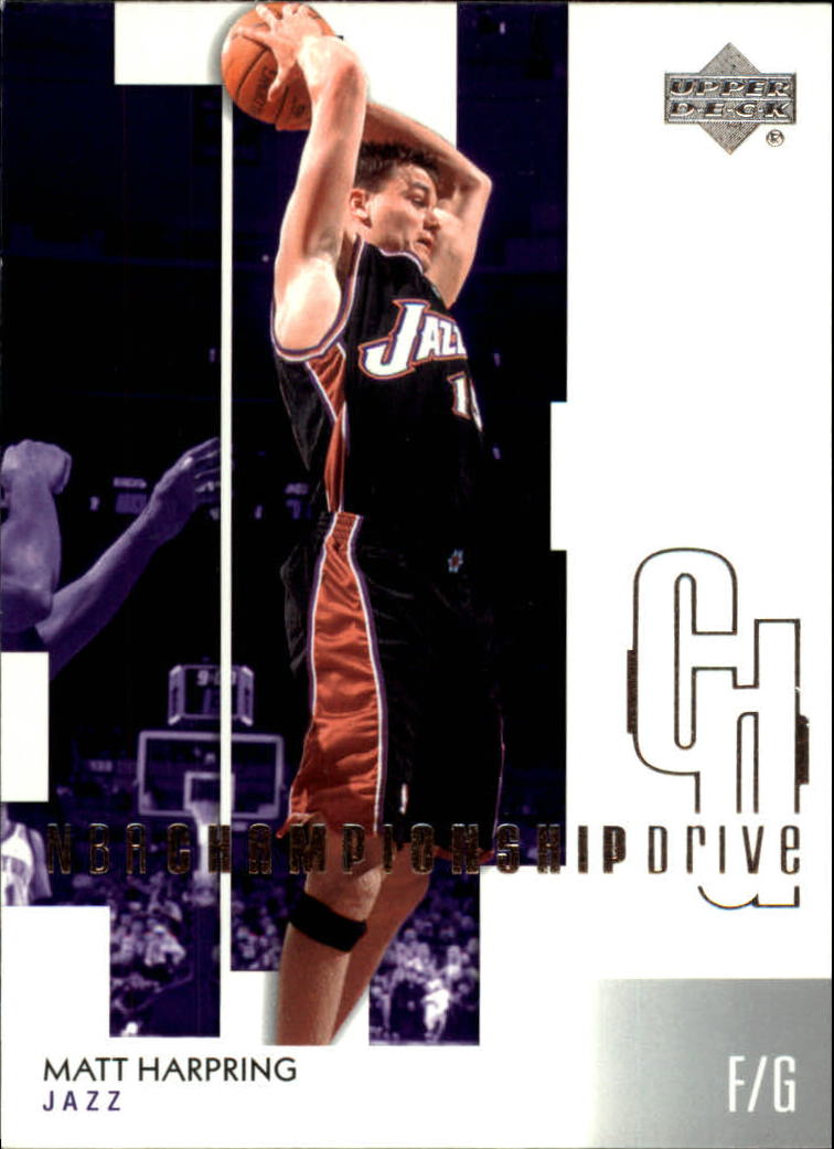 2002-03 Upper Deck Championship Drive #97 Matt Harpring