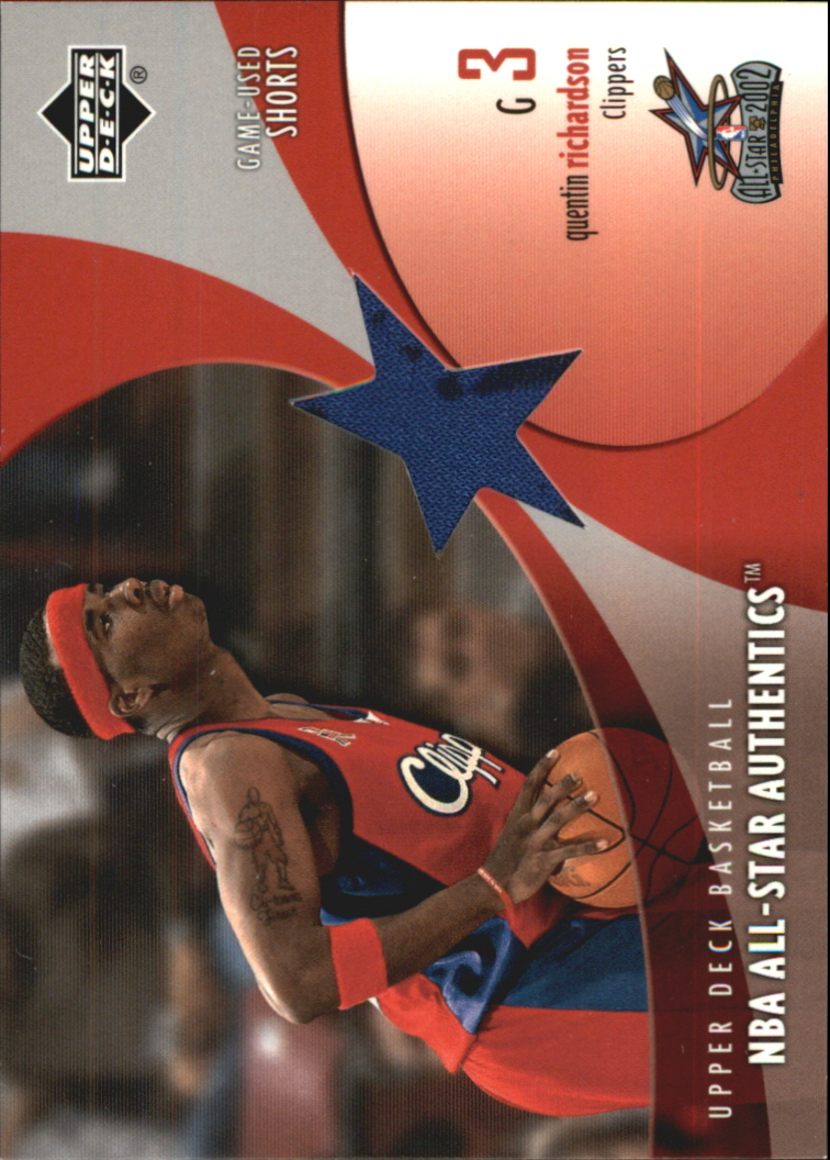 2002-03 Upper Deck All-Star Authentics Shorts #QRAS Quentin Richardson