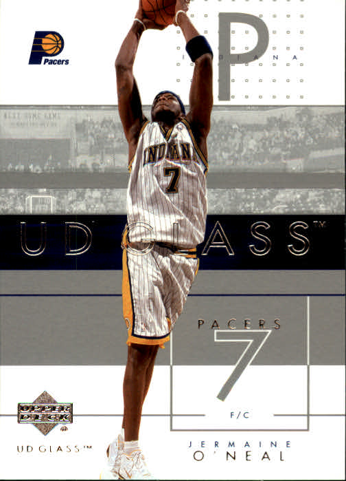 2002-03 UD Glass #28 Jermaine O'Neal