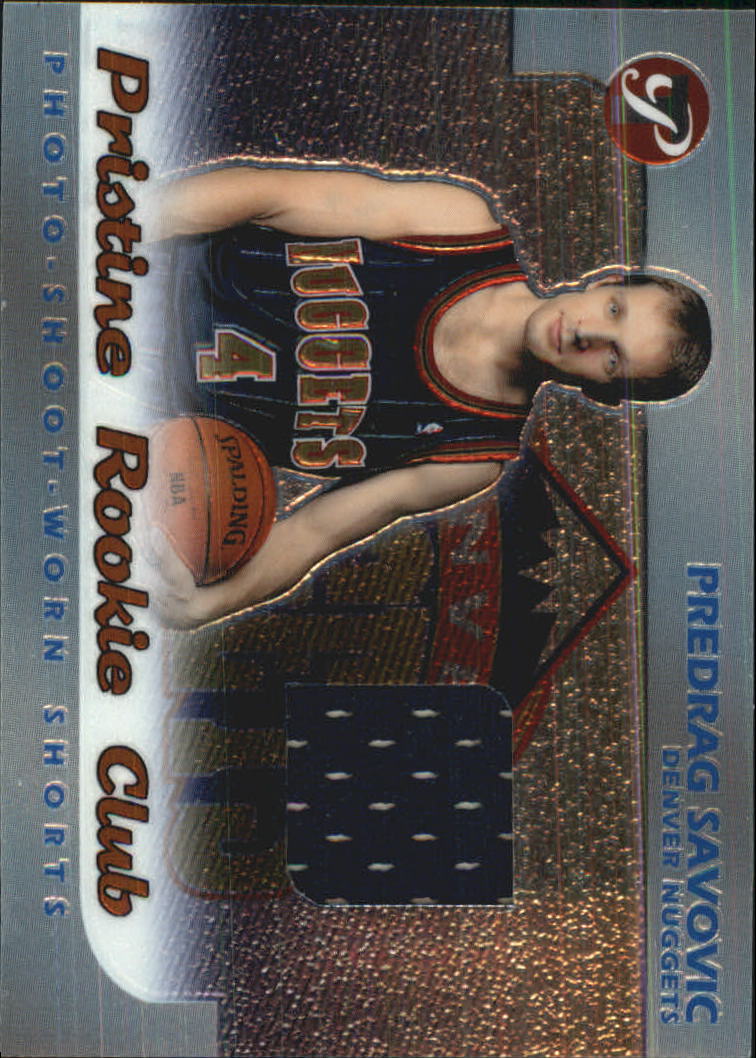 2002-03 Topps Pristine Rookie Club #RCPS Predrag Savovic