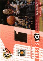 2002-03 Topps Xpectations First Shot Relics #FSSC Sam Clancy