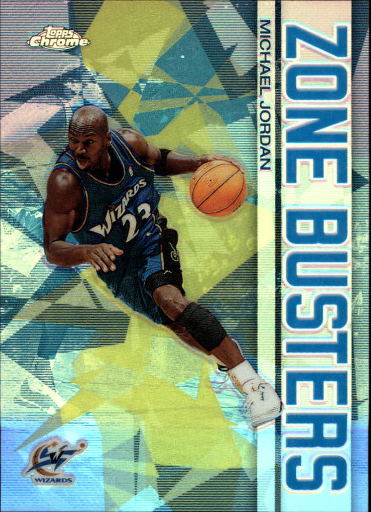 2002-03 Topps Chrome Zone Busters Refractors #ZB13 Michael Jordan
