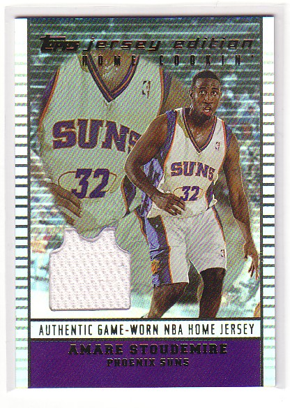 2002-03 Topps Jersey Edition #JEAST Amare Stoudemire H RC