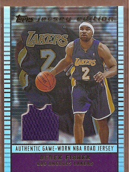 2002-03 Topps Jersey Edition #JEDF Derek Fisher R