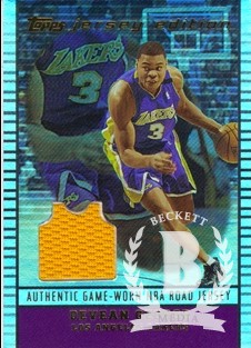 2002-03 Topps Jersey Edition #JEDJG Devean George R