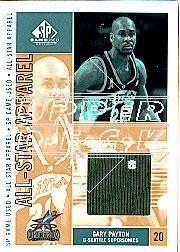 2002-03 SP Game Used All-Star Apparel Gold #GPAS Gary Payton