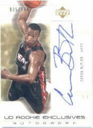 2002-03 SP Game Used UD Rookie Exclusive Autographs #RKCA Caron Butler