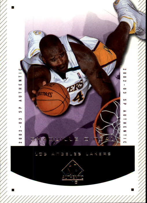 2002-03 SP Authentic #38 Shaquille O'Neal
