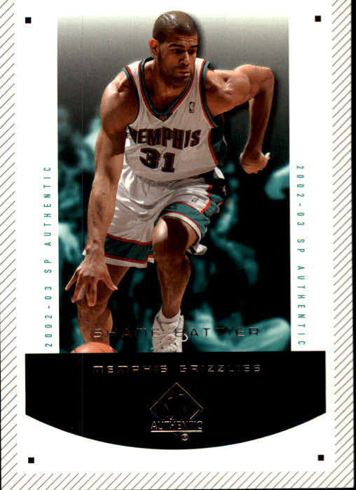 2002-03 SP Authentic #42 Shane Battier