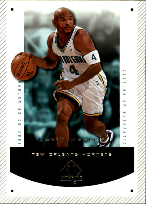 2002-03 SP Authentic #58 David Wesley