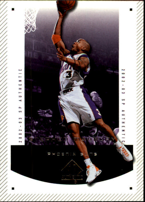2002-03 SP Authentic #70 Stephon Marbury