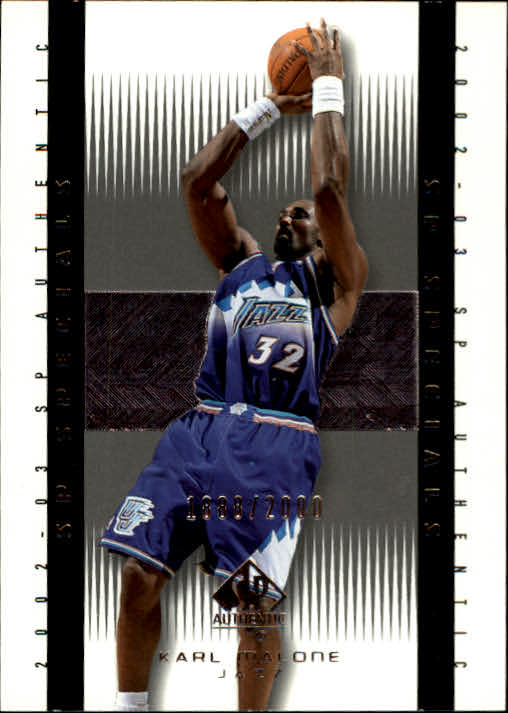 2002-03 SP Authentic #134 Karl Malone SPEC