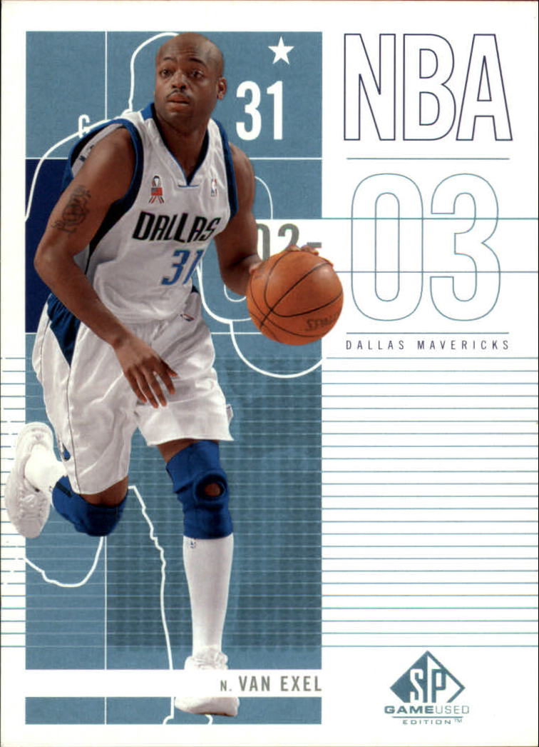 2002-03 SP Game Used #22 Nick Van Exel