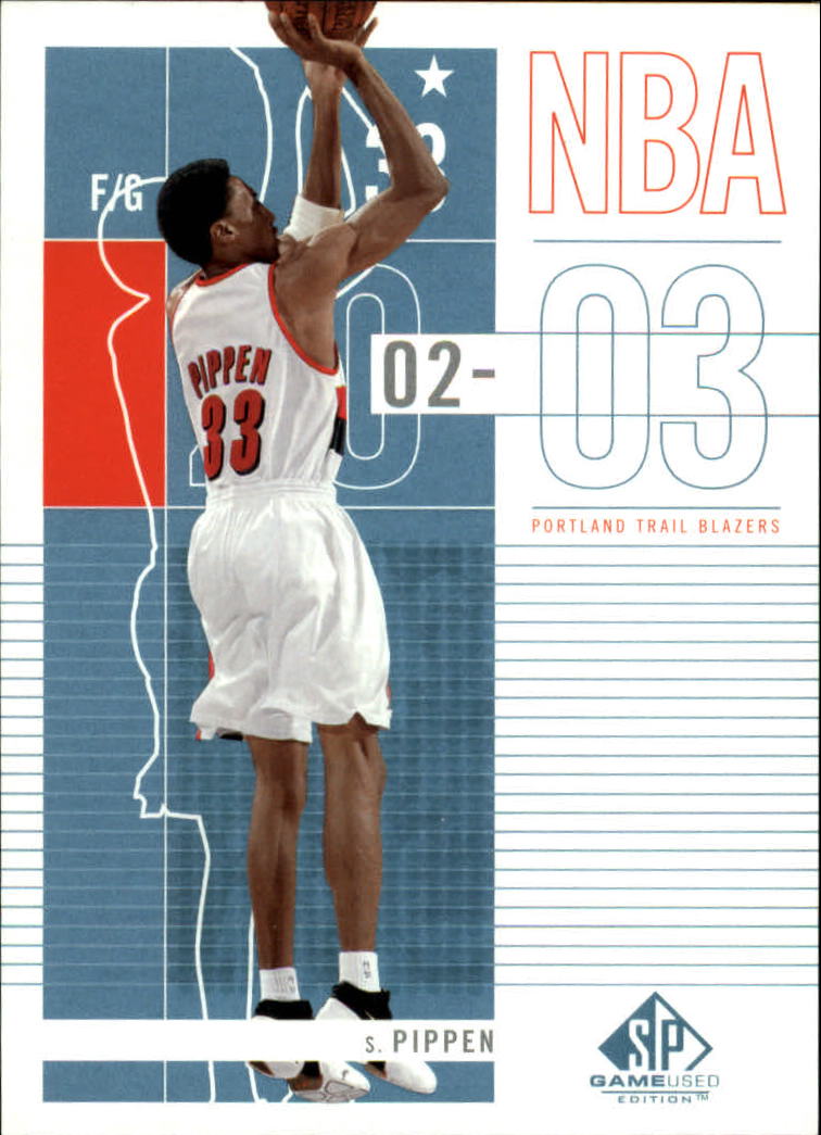 2002-03 SP Game Used #80 Scottie Pippen