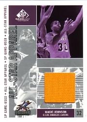 2002-03 SP Game Used All-Star Apparel #MGAS Magic Johnson