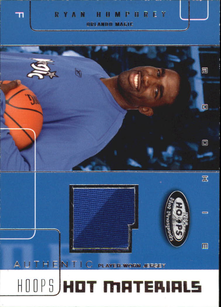2002-03 Hoops Hot Prospects Hot Materials #43 Ryan Humphrey