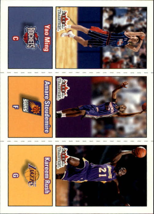 2002-03 Fleer Tradition #295 Yao Ming/Amare Stoudemire/Kareem Rush