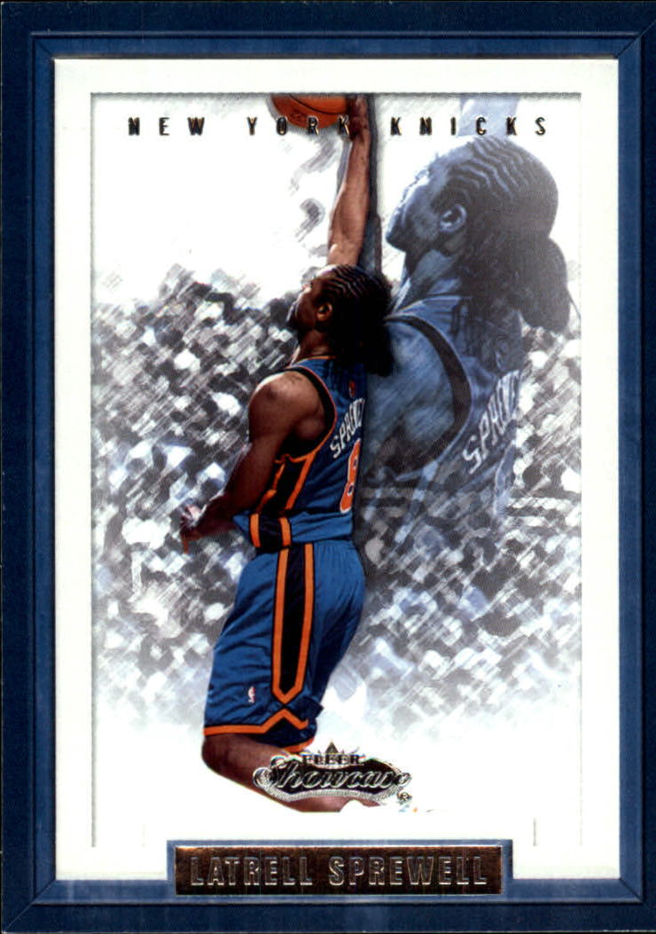 2002-03 Fleer Showcase #38 Latrell Sprewell