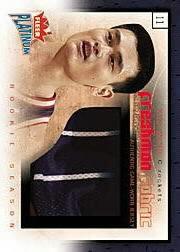 2002-03 Fleer Platinum Freshman Fabric #YM Yao Ming