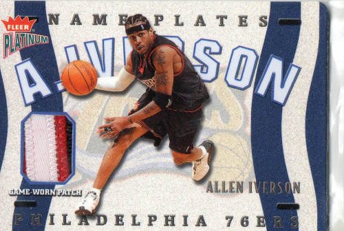 2002-03 Fleer Platinum Nameplates #AI Allen Iverson/485