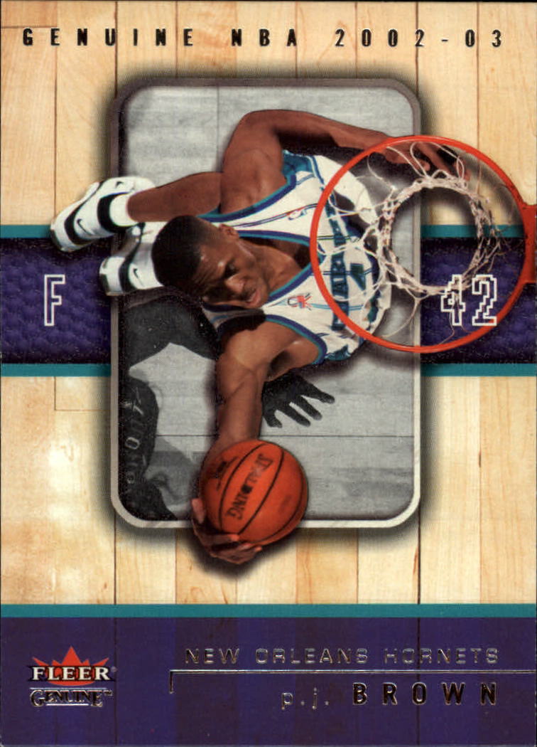 2002-03 Fleer Genuine #15 P.J. Brown