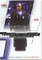 2002-03 Fleer Genuine Names of the Game Jerseys #6 Vince Carter