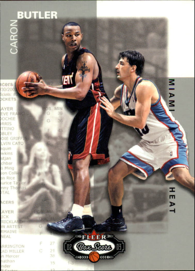 2002-03 Fleer Box Score #138 Caron Butler RC