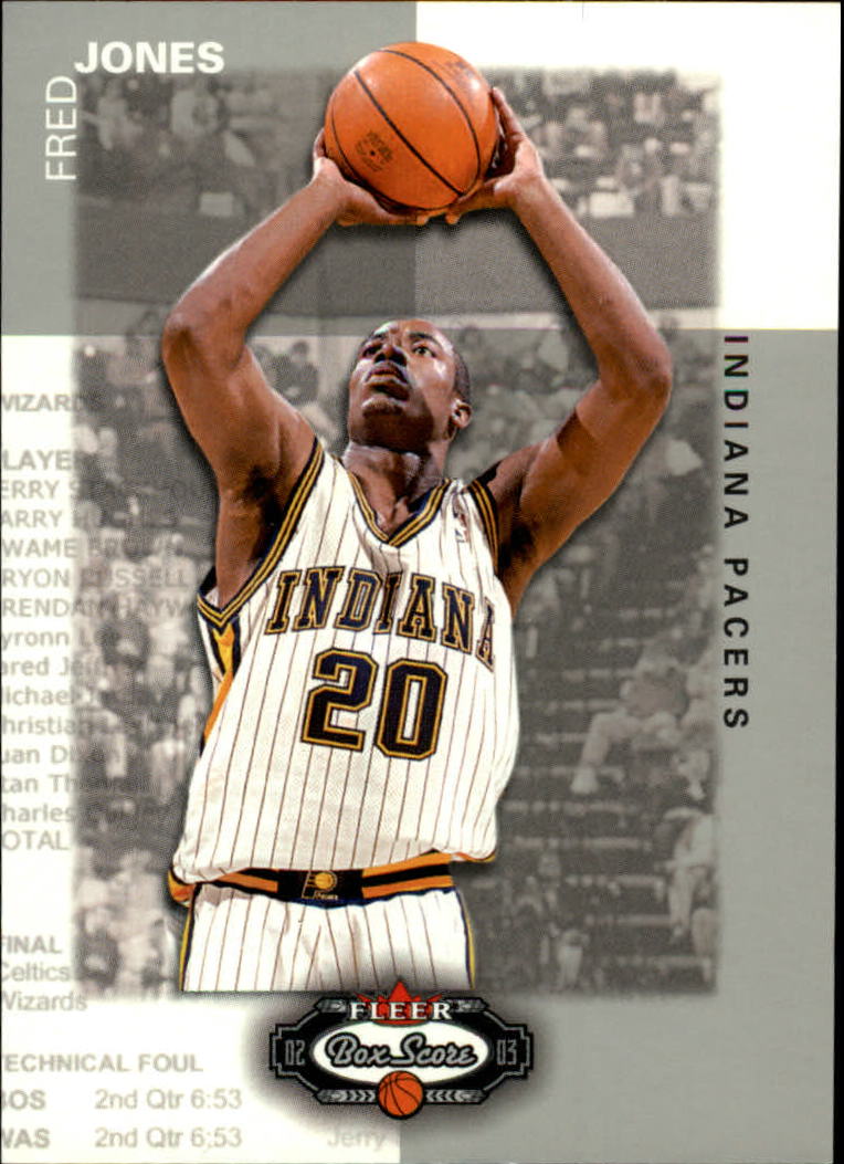 2002-03 Fleer Box Score #149 Fred Jones RC