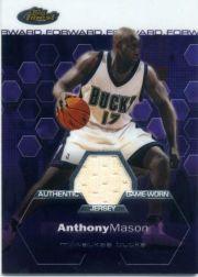 2002-03 Finest #153 Anthony Mason JSY