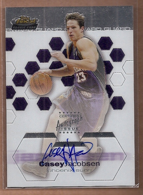 2002-03 Finest #159 Casey Jacobsen AU RC