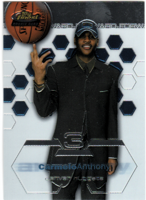 2002-03 Finest #180 Carmelo Anthony XRC