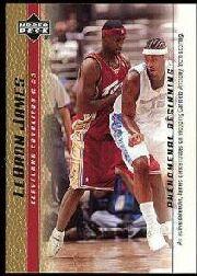 2003-04 Upper Deck Phenomenal Beginning LeBron James Gold #9 LeBron James/An active defender