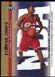 2003-04 Upper Deck Phenomenal Beginning LeBron James Gold #15 LeBron James/An unselfish player