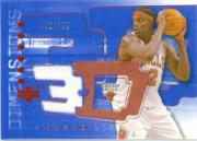 2003-04 Upper Deck Triple Dimensions 3-D Shooting Shirts #S44 Eddy Curry