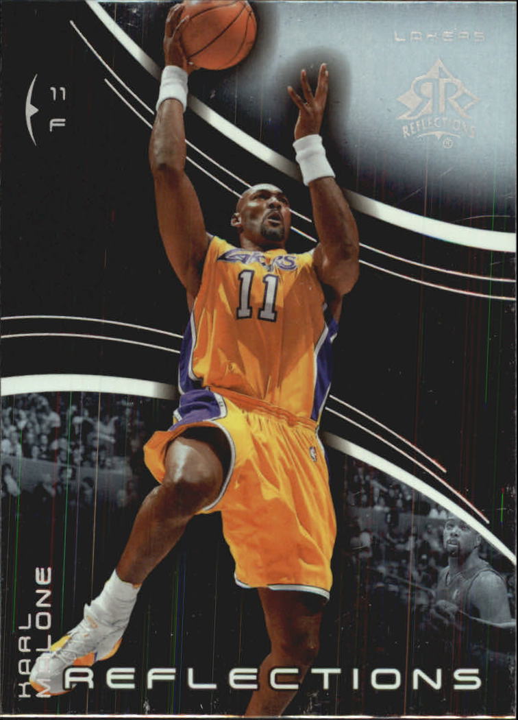 2003-04 Upper Deck Triple Dimensions Reflections #34 Karl Malone