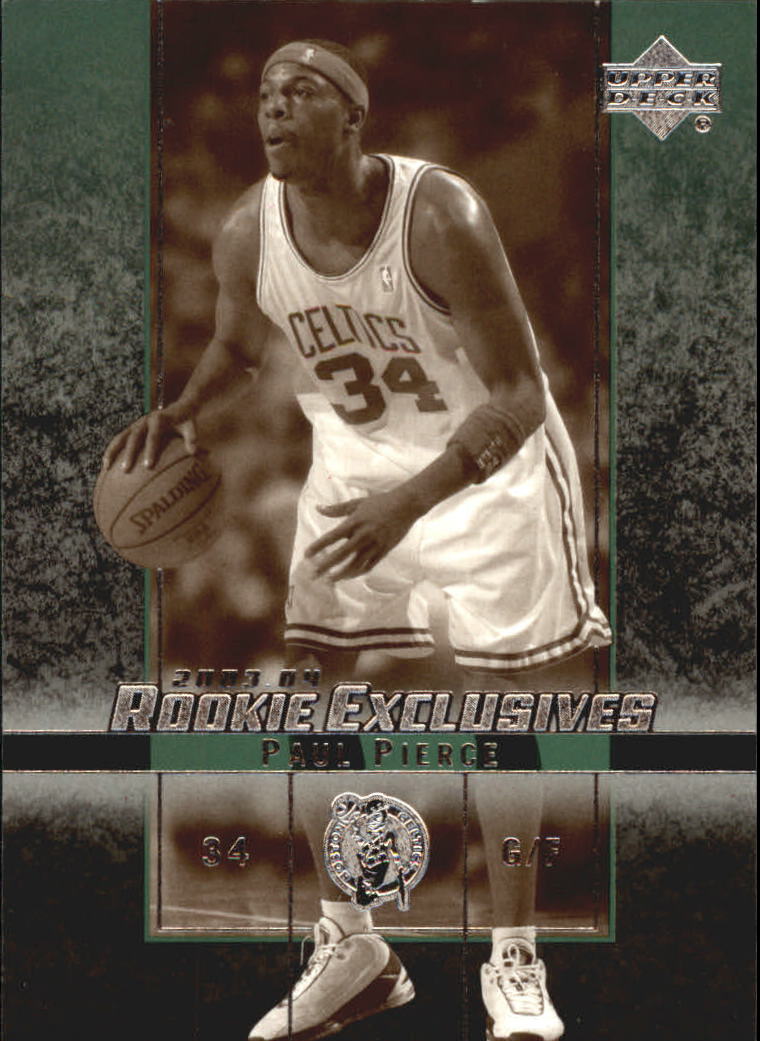 2003-04 Upper Deck Rookie Exclusives Variation #40 Paul Pierce
