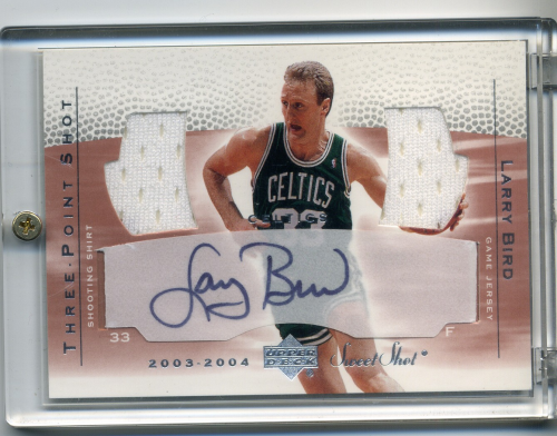 2003-04 Sweet Shot Three-Point Shots #LB3 Larry Bird/33