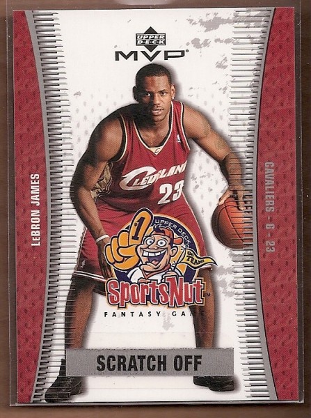 2003-04 Upper Deck MVP Sportsnut Fantasy #SN90 LeBron James