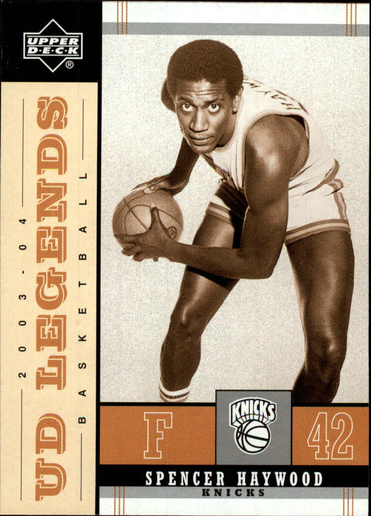 2003-04 Upper Deck Legends Throwback #17 Spencer Haywood