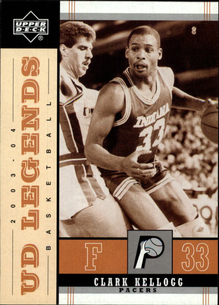 2003-04 Upper Deck Legends Throwback #37 Clark Kellogg